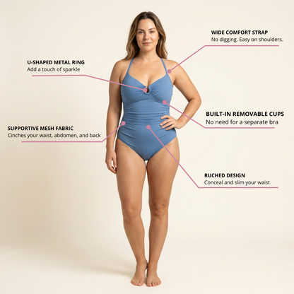 Avaïa Ruched Sculpt One-Piece