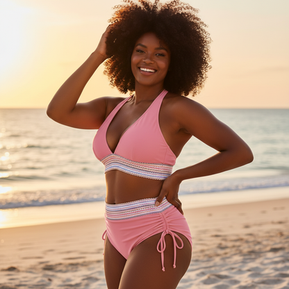 High-Waist Shaping Bikini Set