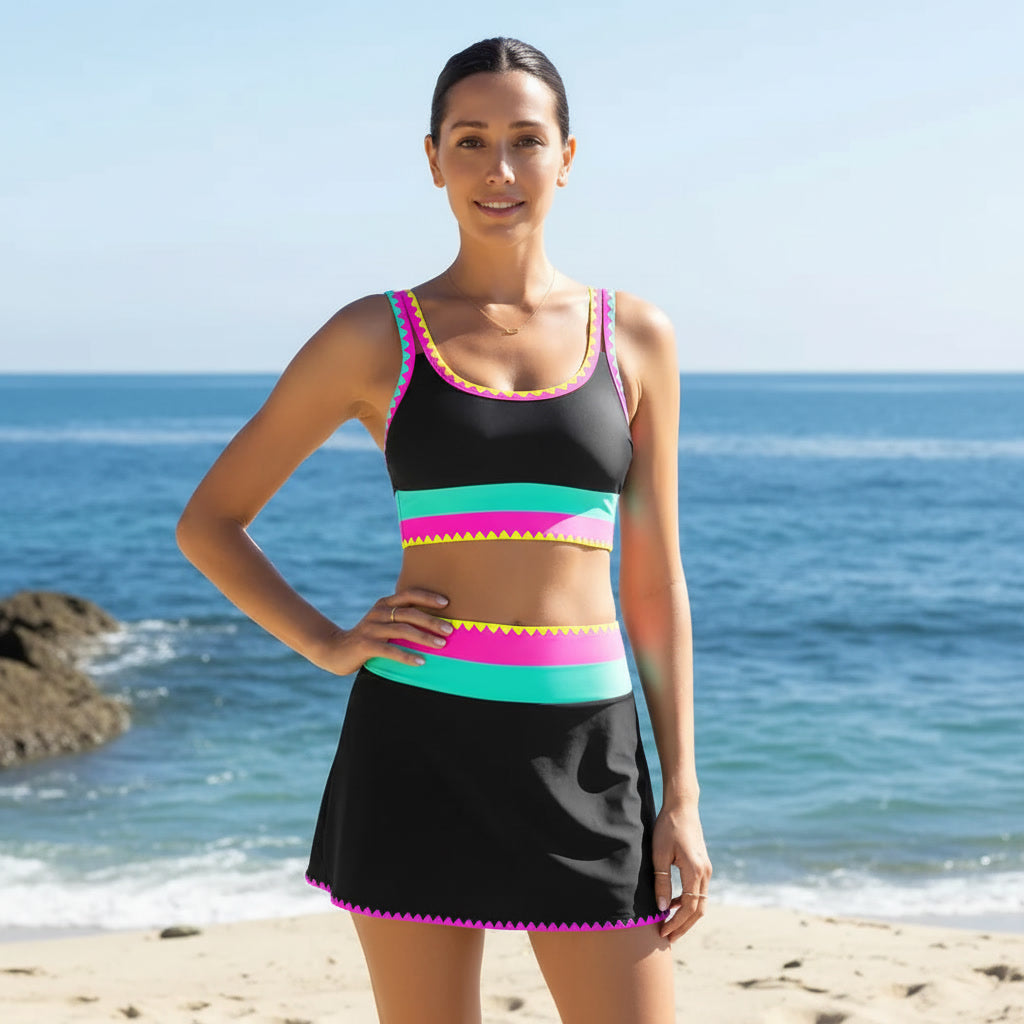 Avaïa Skirt 3-Piece Swim Set