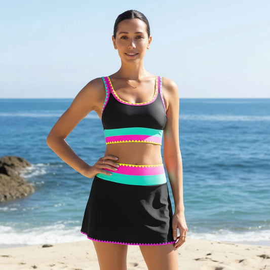 Avaïa Skirt 3-Piece Swim Set